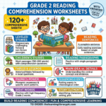 Grade 2 Reading Comprehension Worksheets Booklet | 120+ Sheets